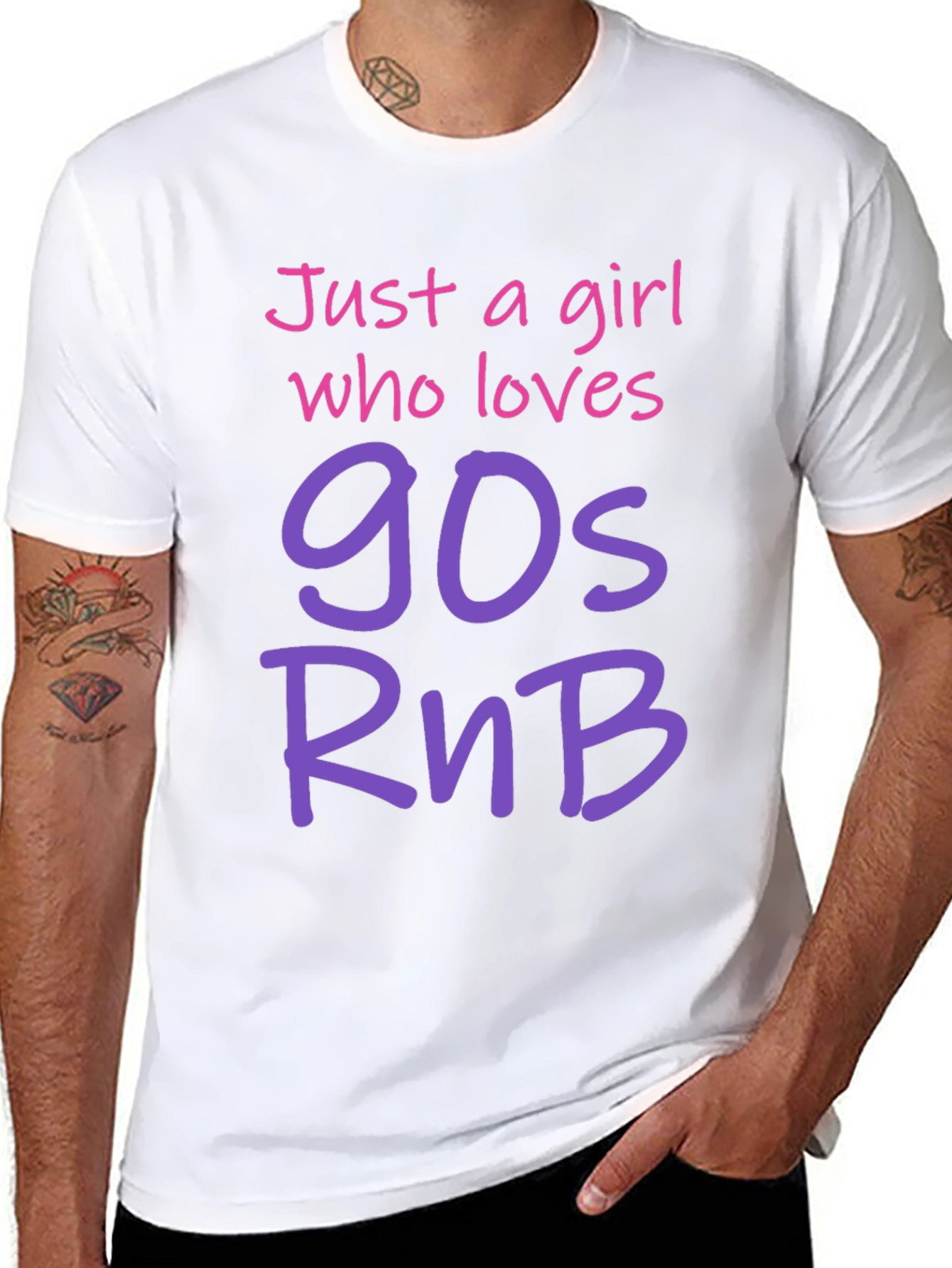 90s RnB Lover Tee - Girls Music Fan Shirt