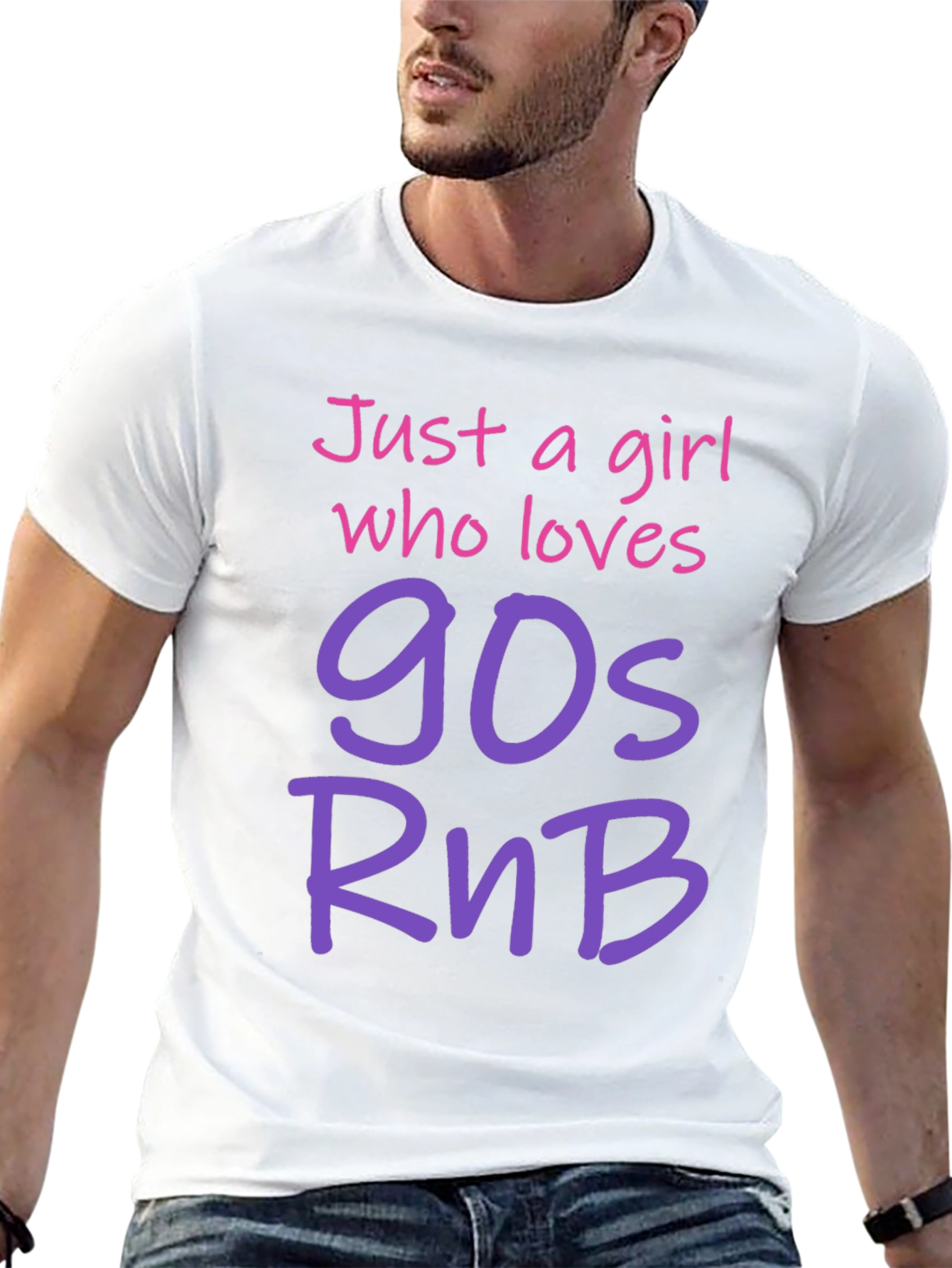 90s RnB Lover Tee - Girls Music Fan Shirt