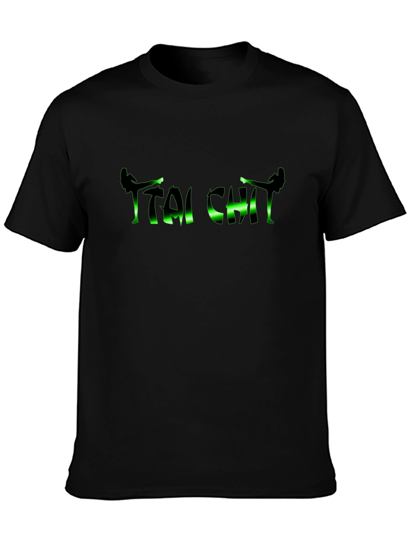 Tai Chi Green Design T-Shirt