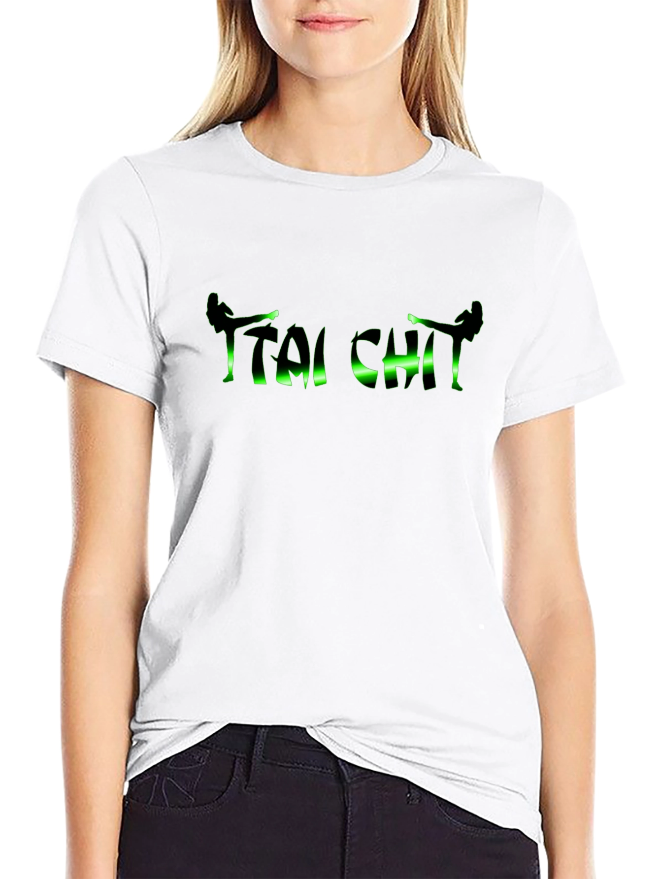 Tai Chi Green Design T-Shirt