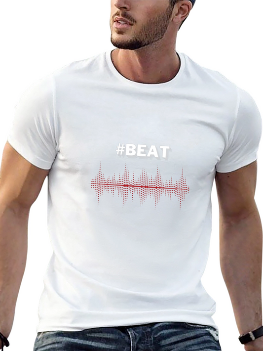 #BEAT Music Graphic T-Shirt - Stylish Design