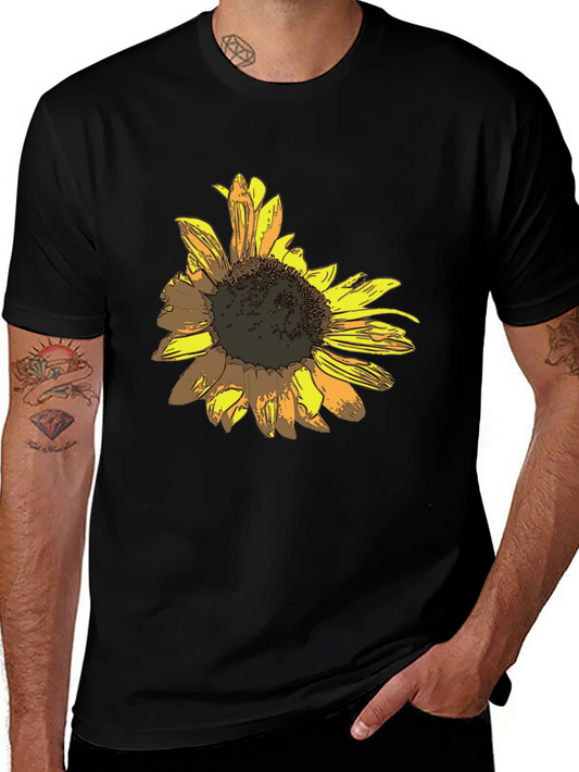 Sunflower Graphic Print T-Shirt