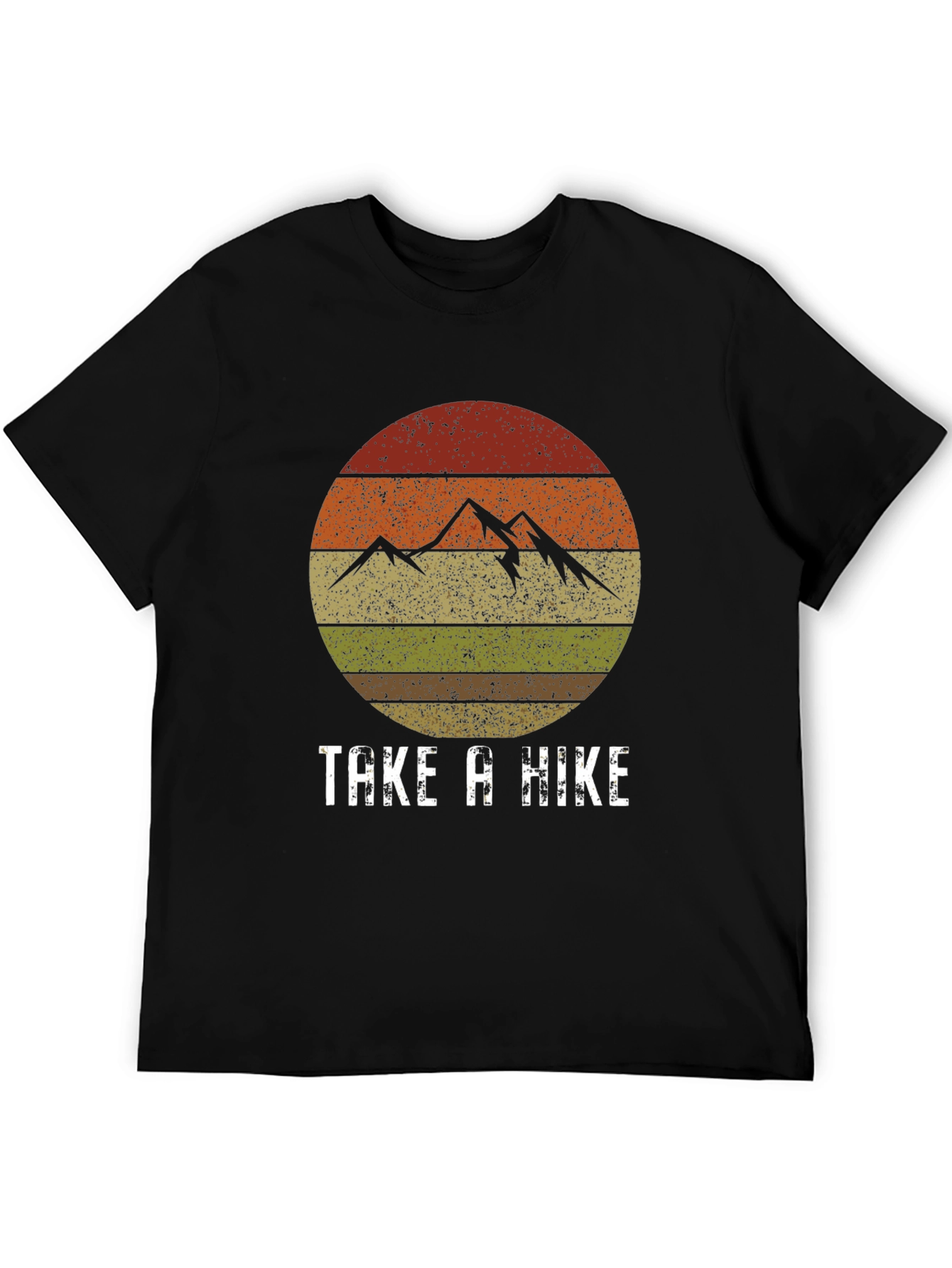 Take a Hike Graphic T-Shirt - Retro Mountain Design