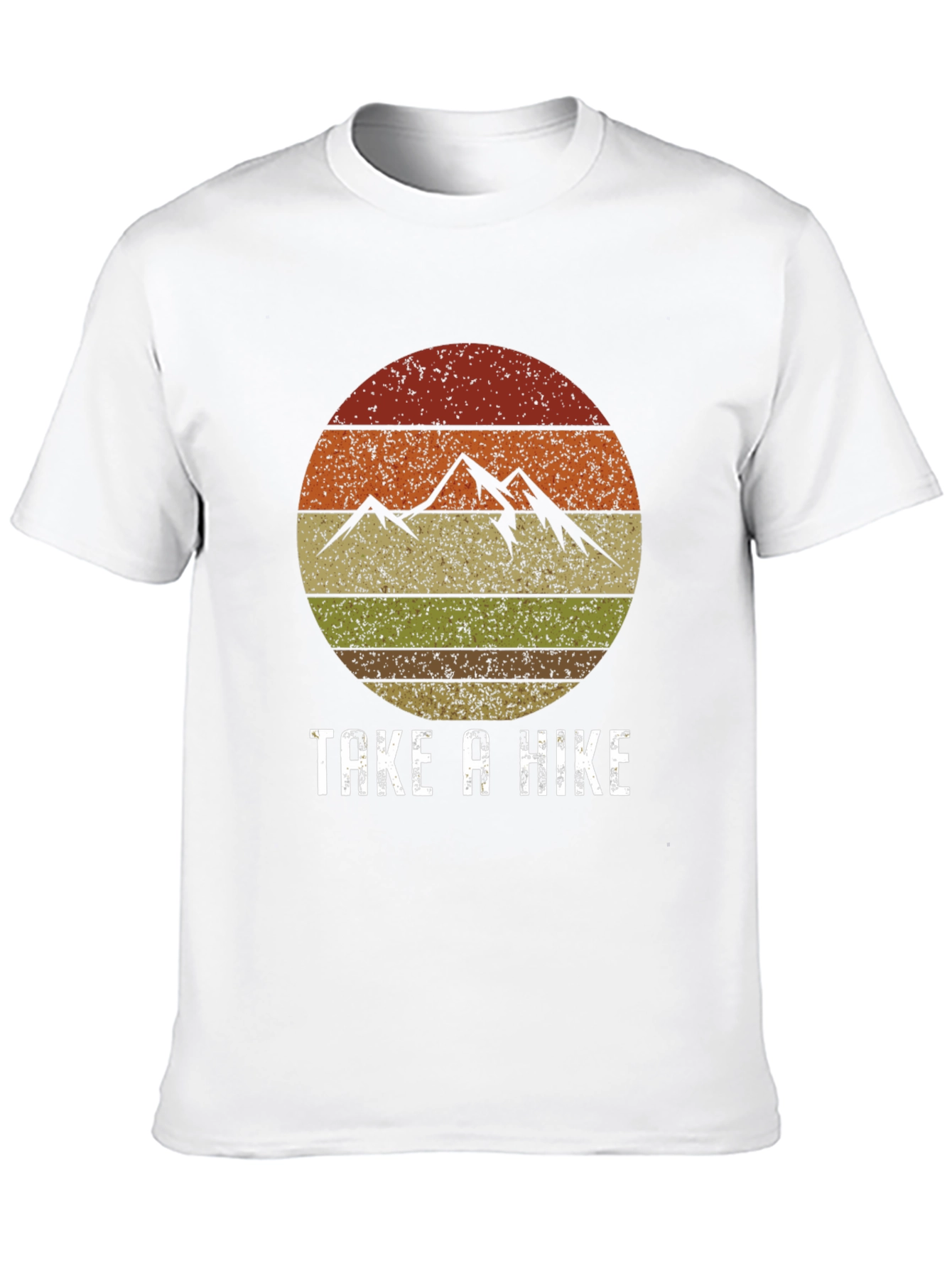 Take a Hike Graphic T-Shirt - Retro Mountain Design