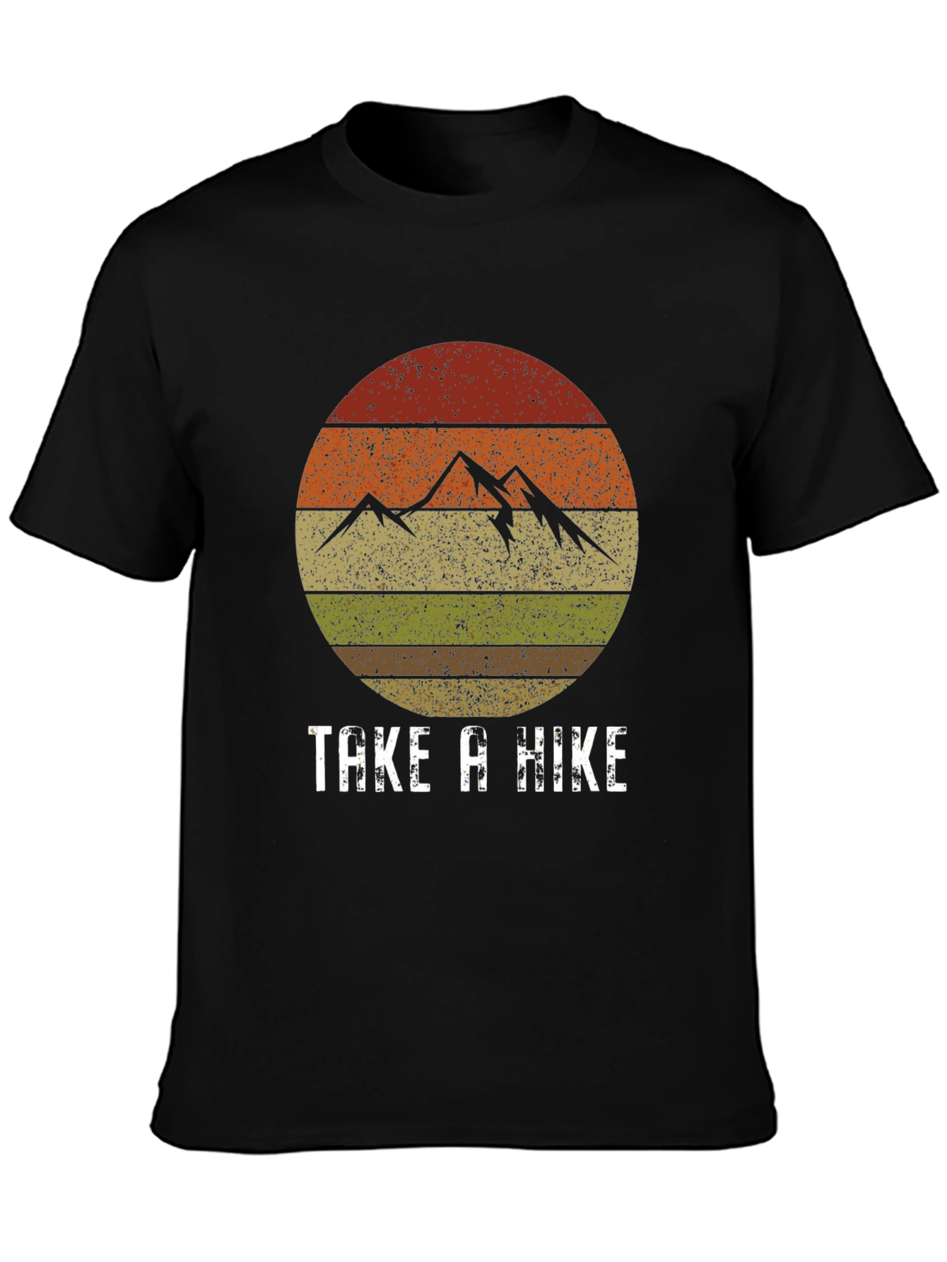 Take a Hike Graphic T-Shirt - Retro Mountain Design
