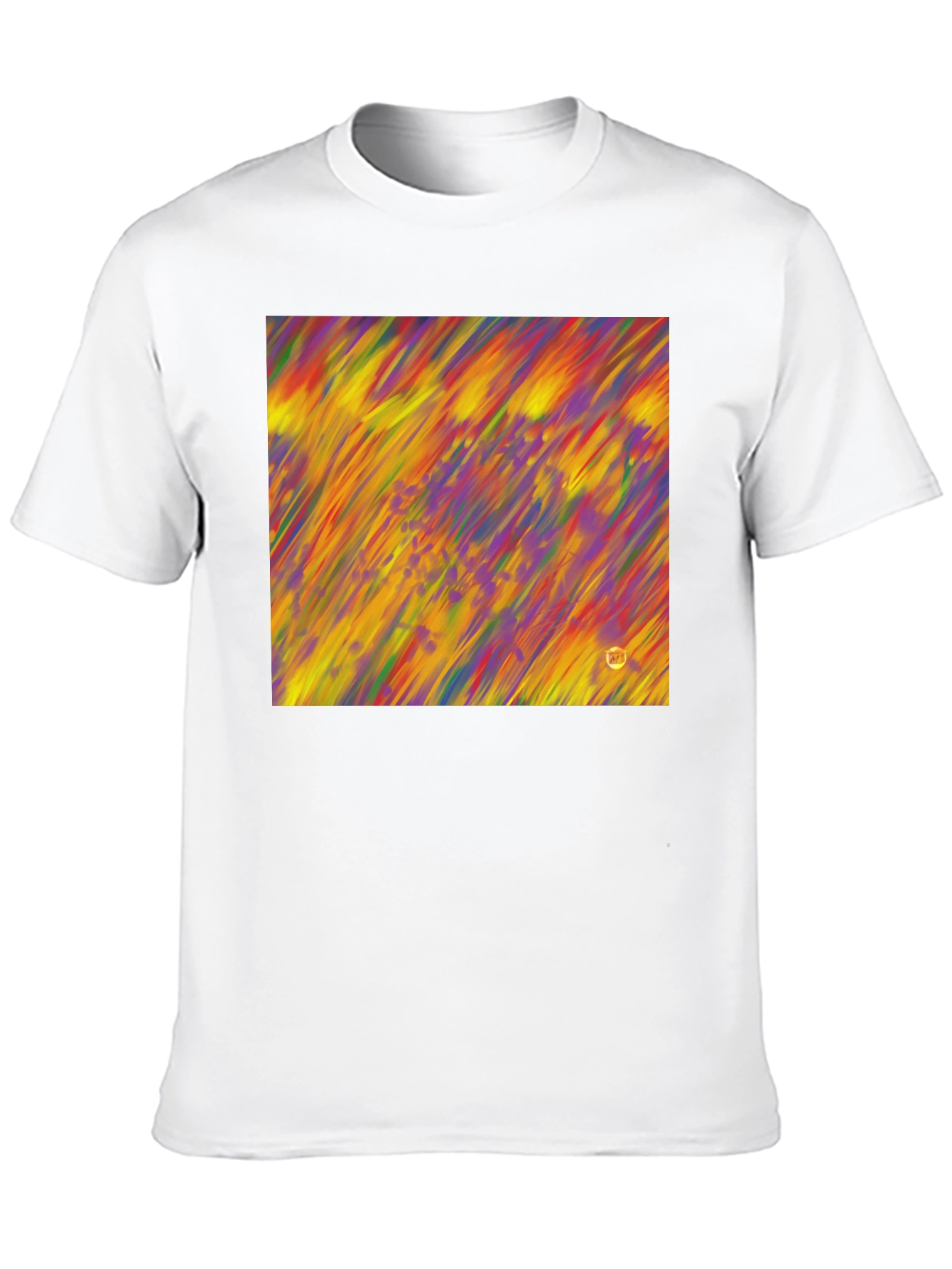 Abstract Art Mens Black T-Shirt