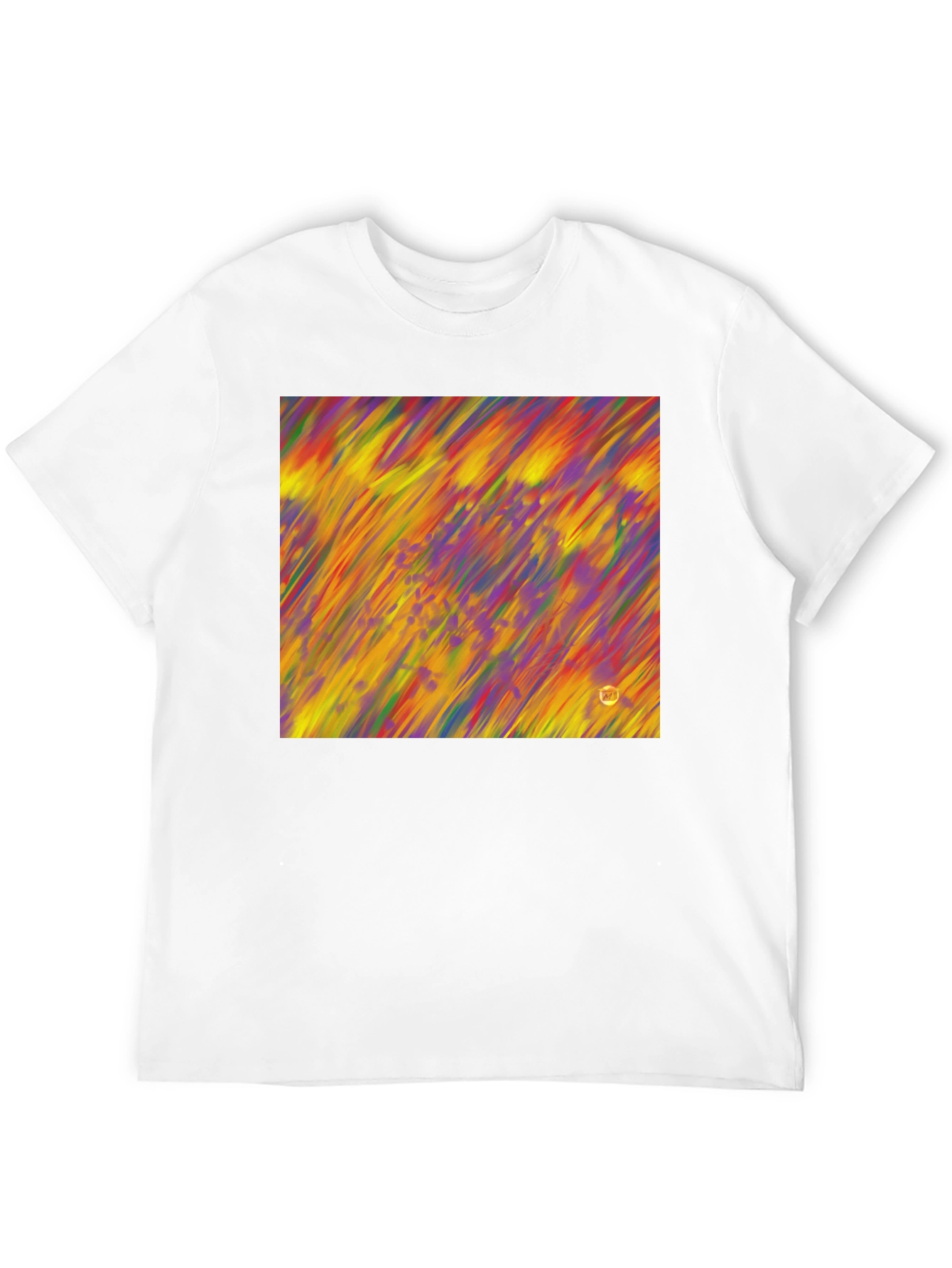 Abstract Art Mens Black T-Shirt