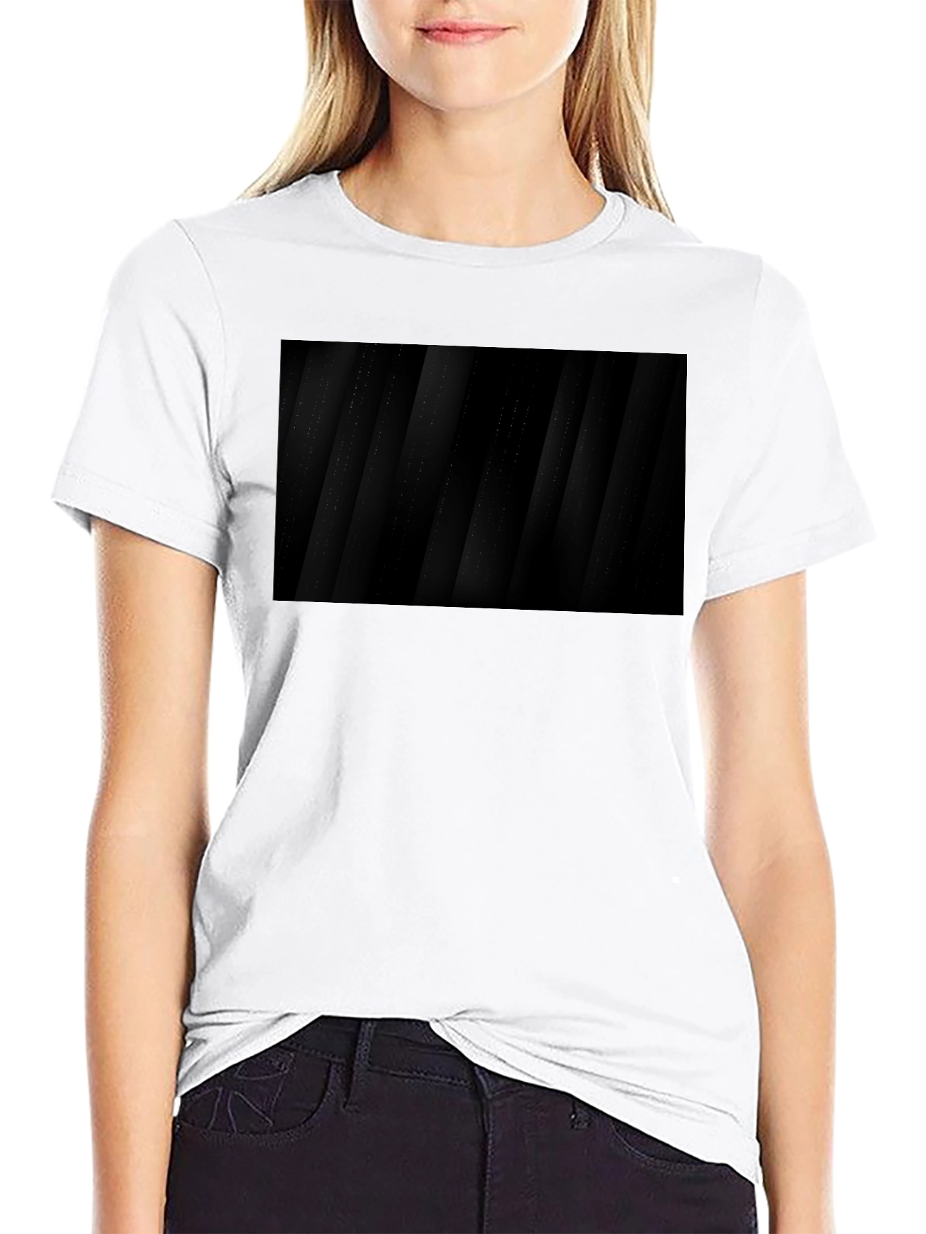 Stylish Black Abstract Pattern Tee