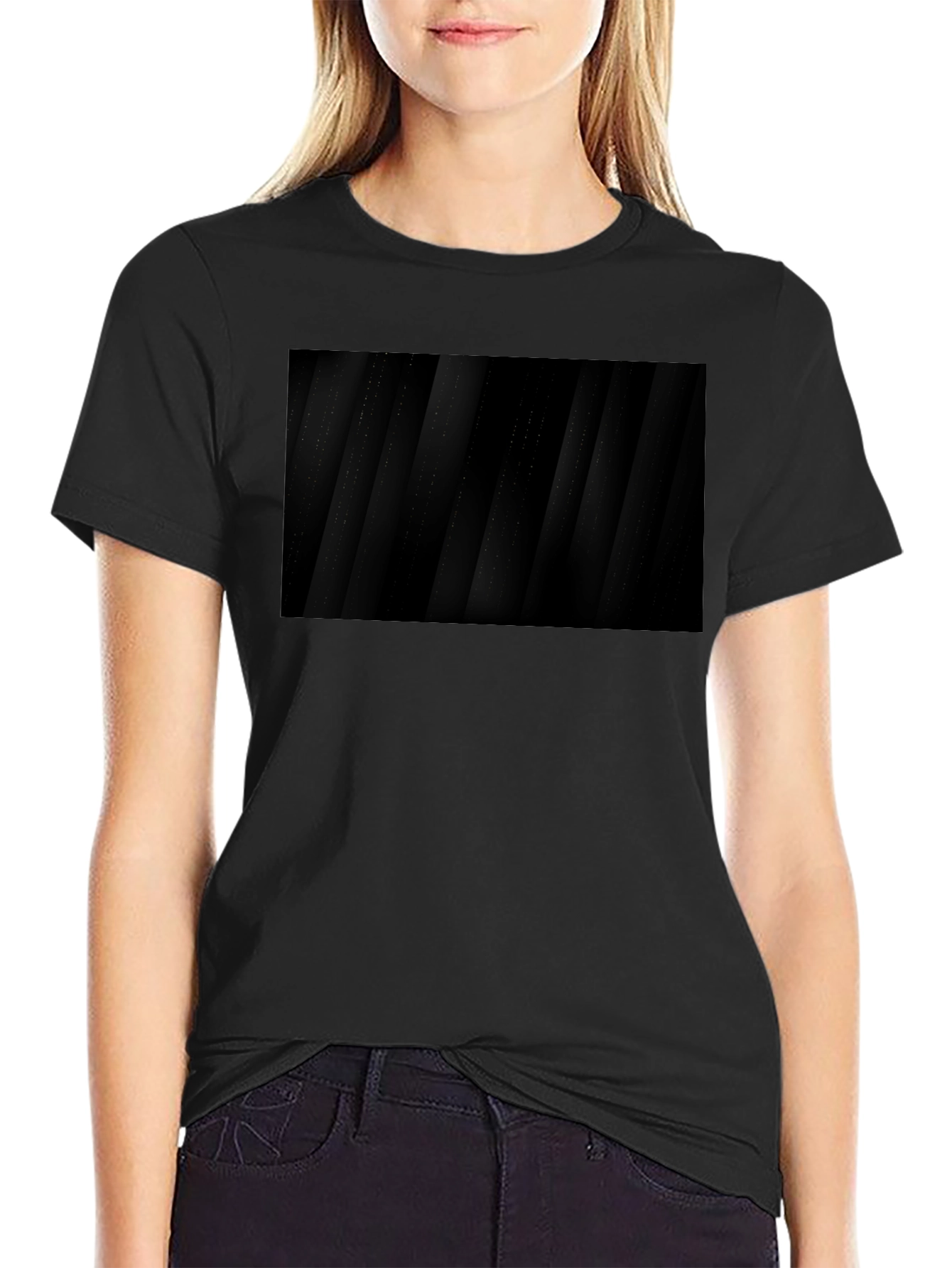 Stylish Black Abstract Pattern Tee