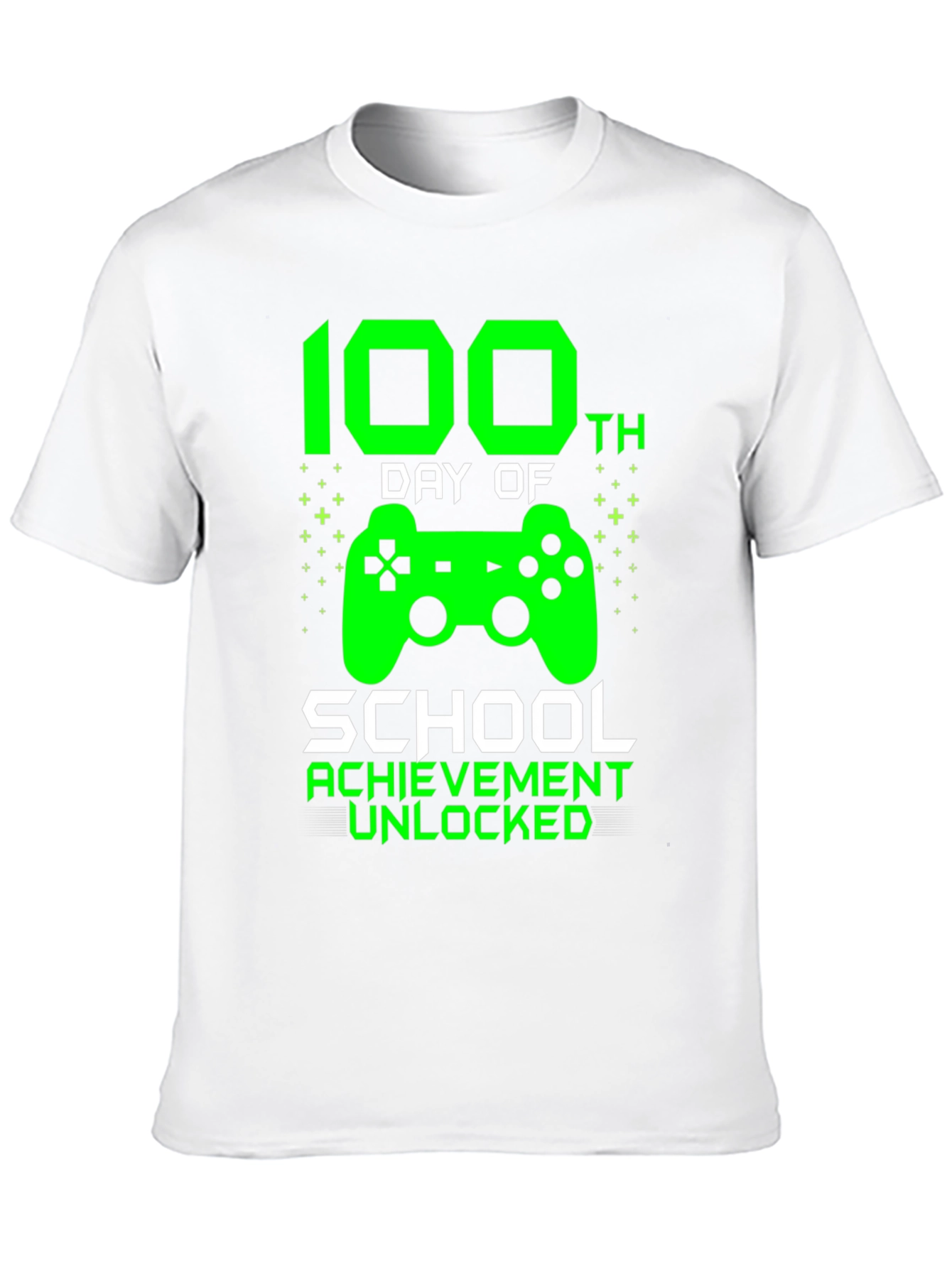 100th Day of School Achievement Unlocked Gamer T-Shirt