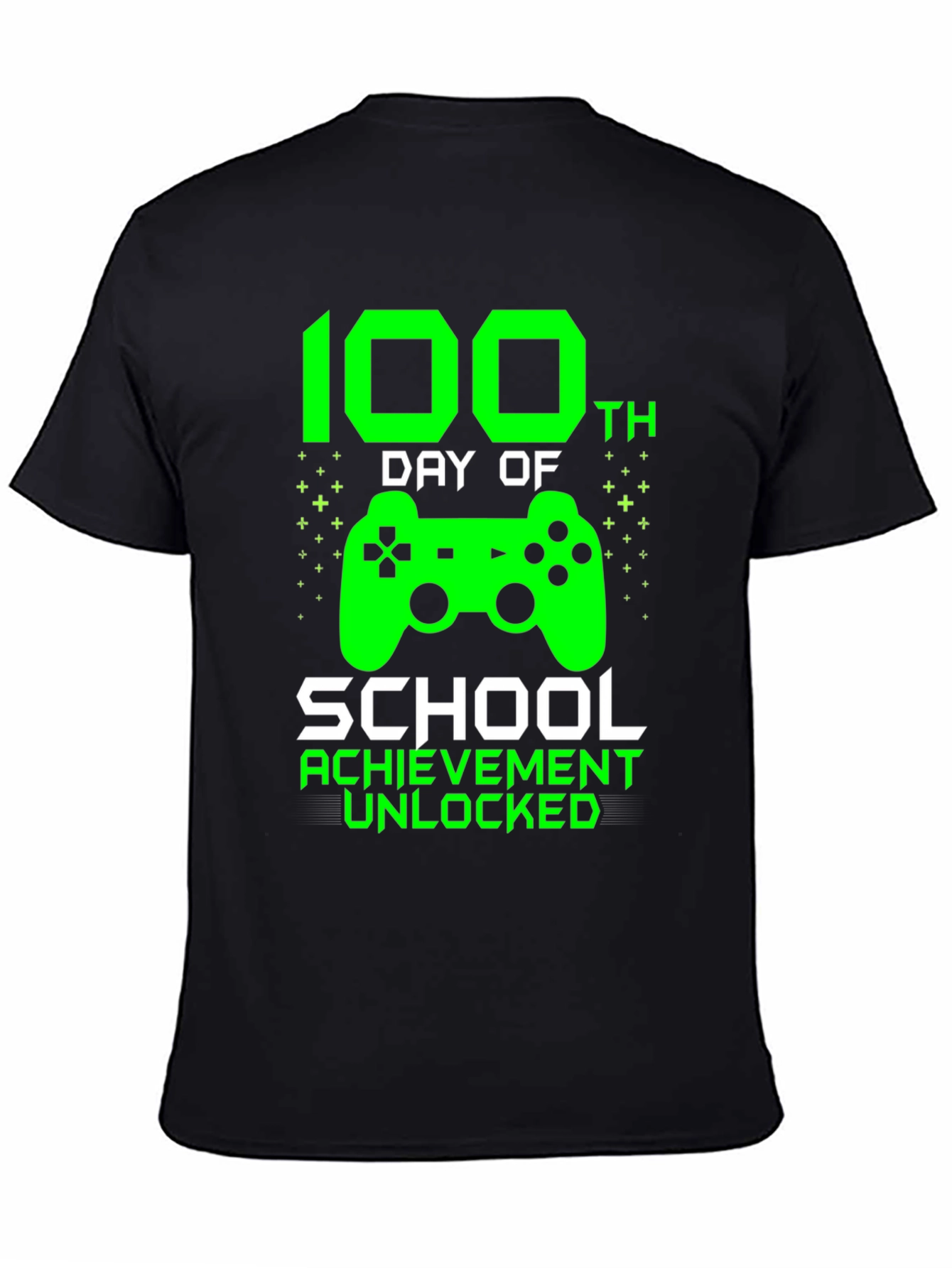 100th Day of School Achievement Unlocked Gamer T-Shirt