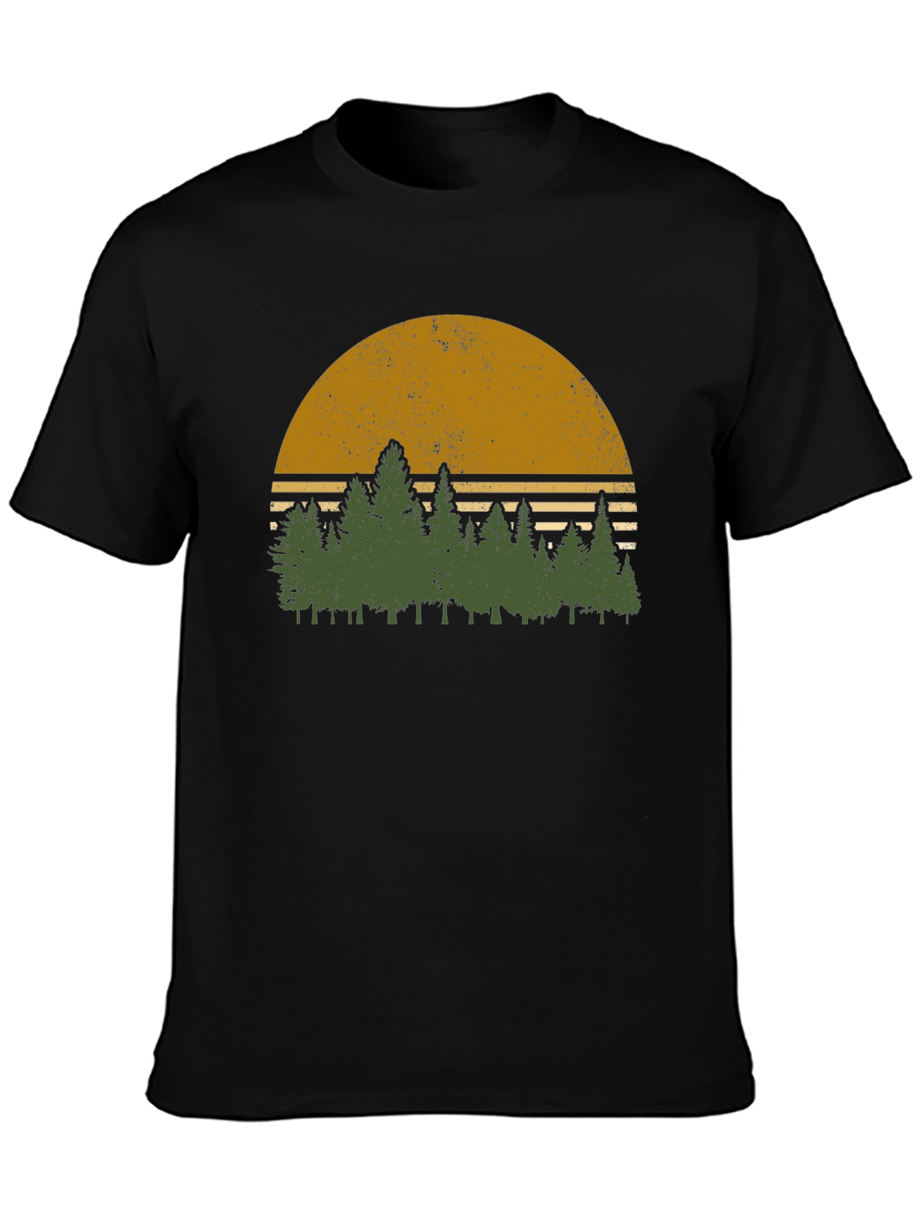 Sunset Forest Graphic Tee - Nature Inspired Design
