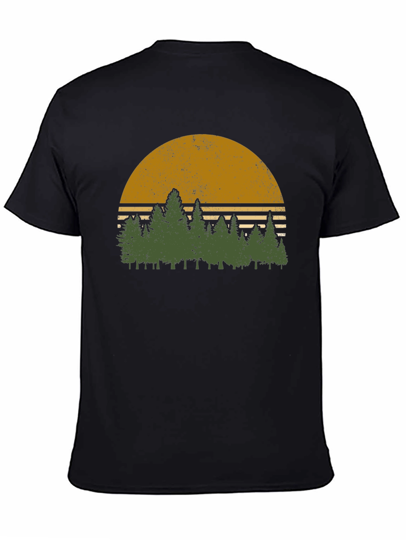 Sunset Forest Graphic Tee - Nature Inspired Design