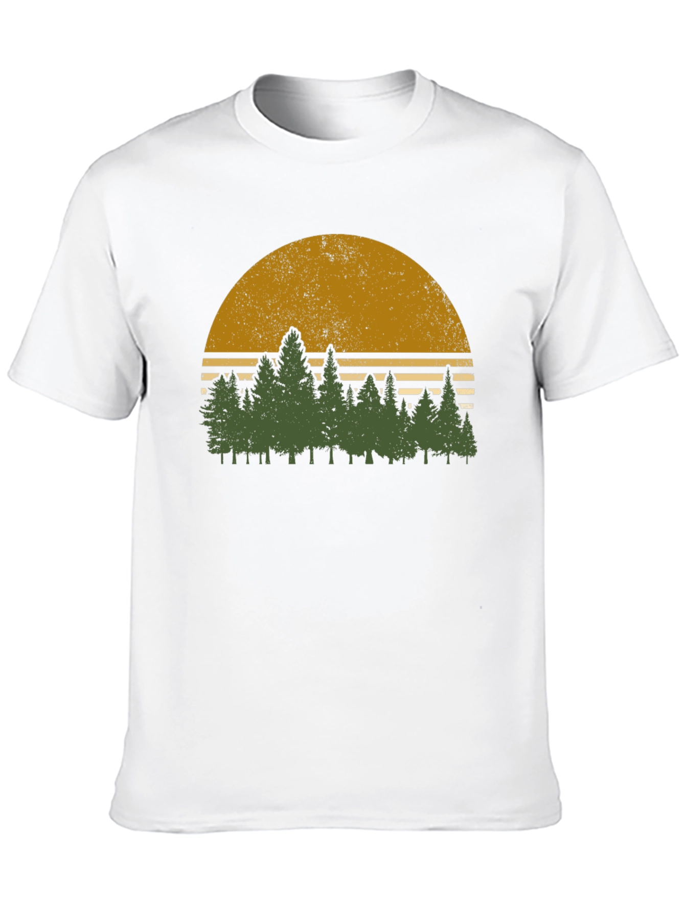 Sunset Forest Graphic Tee - Nature Inspired Design