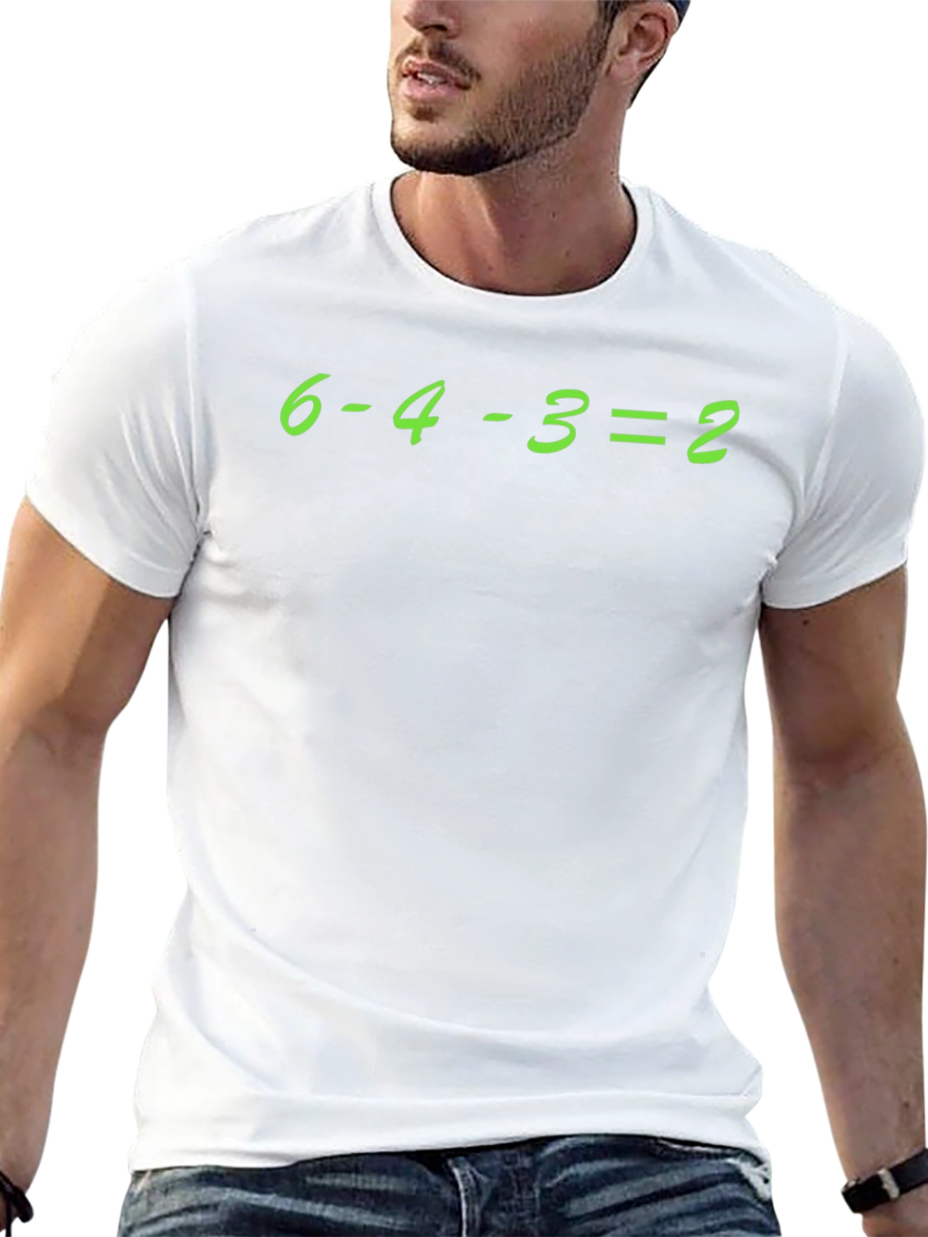 6-4-3=2 Funny Baseball T-Shirt