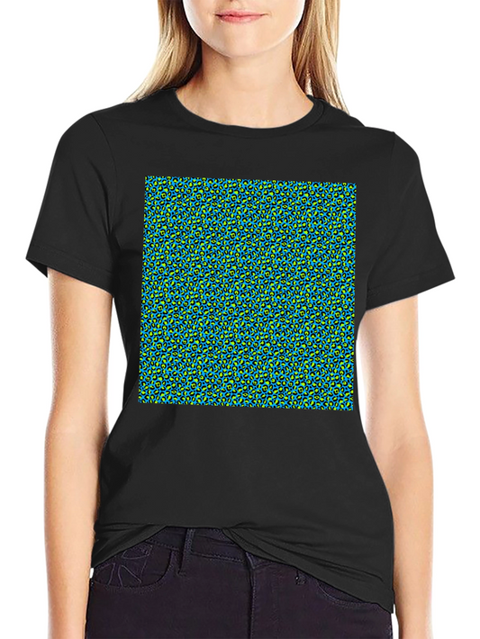 Abstract Pattern Crew Neck T-Shirt