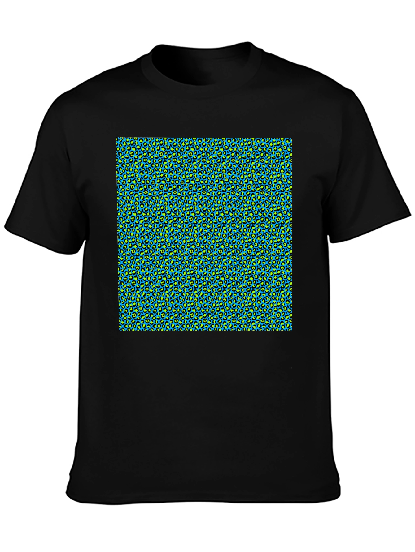 Abstract Pattern Crew Neck T-Shirt