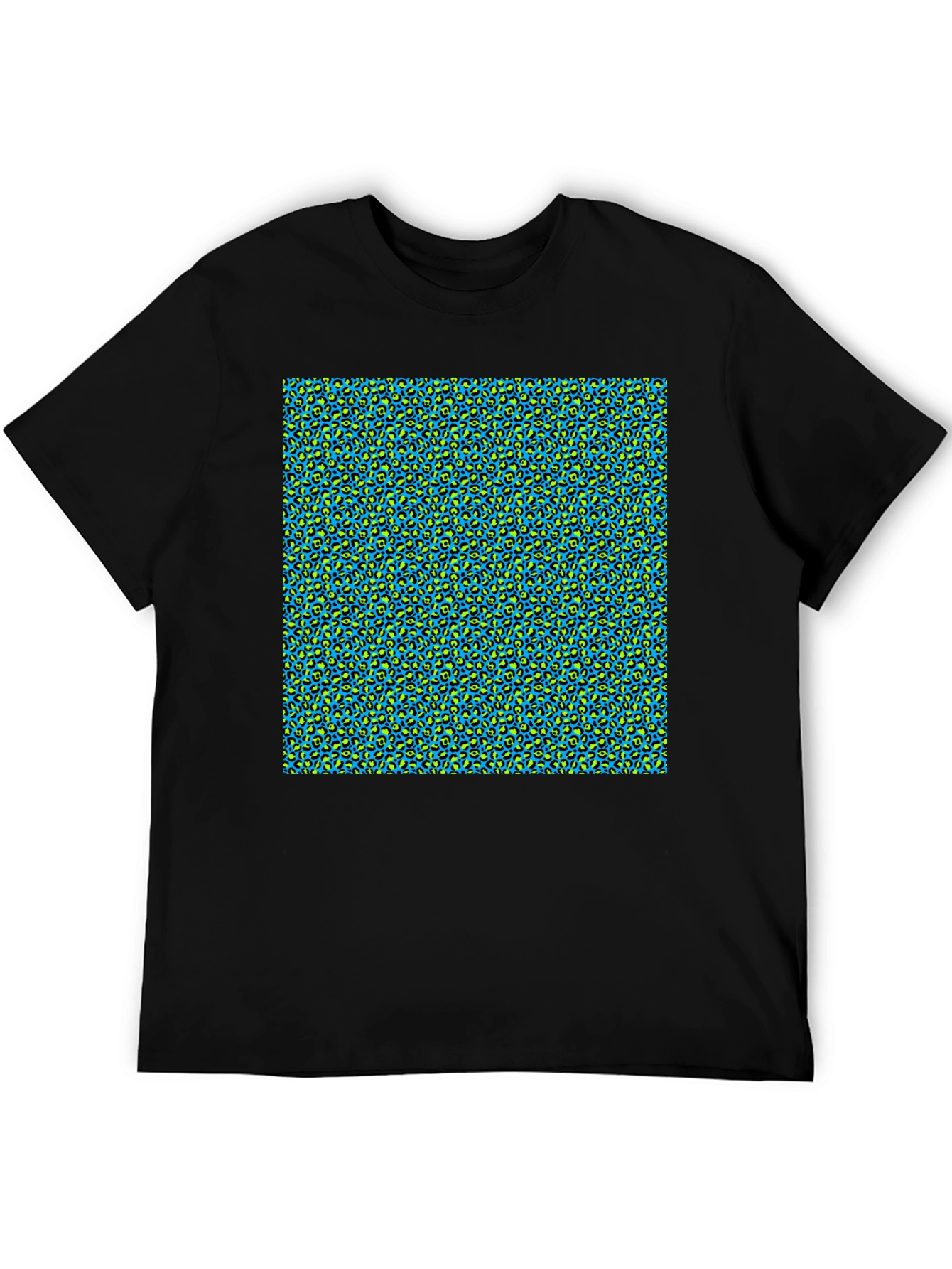 Abstract Pattern Crew Neck T-Shirt