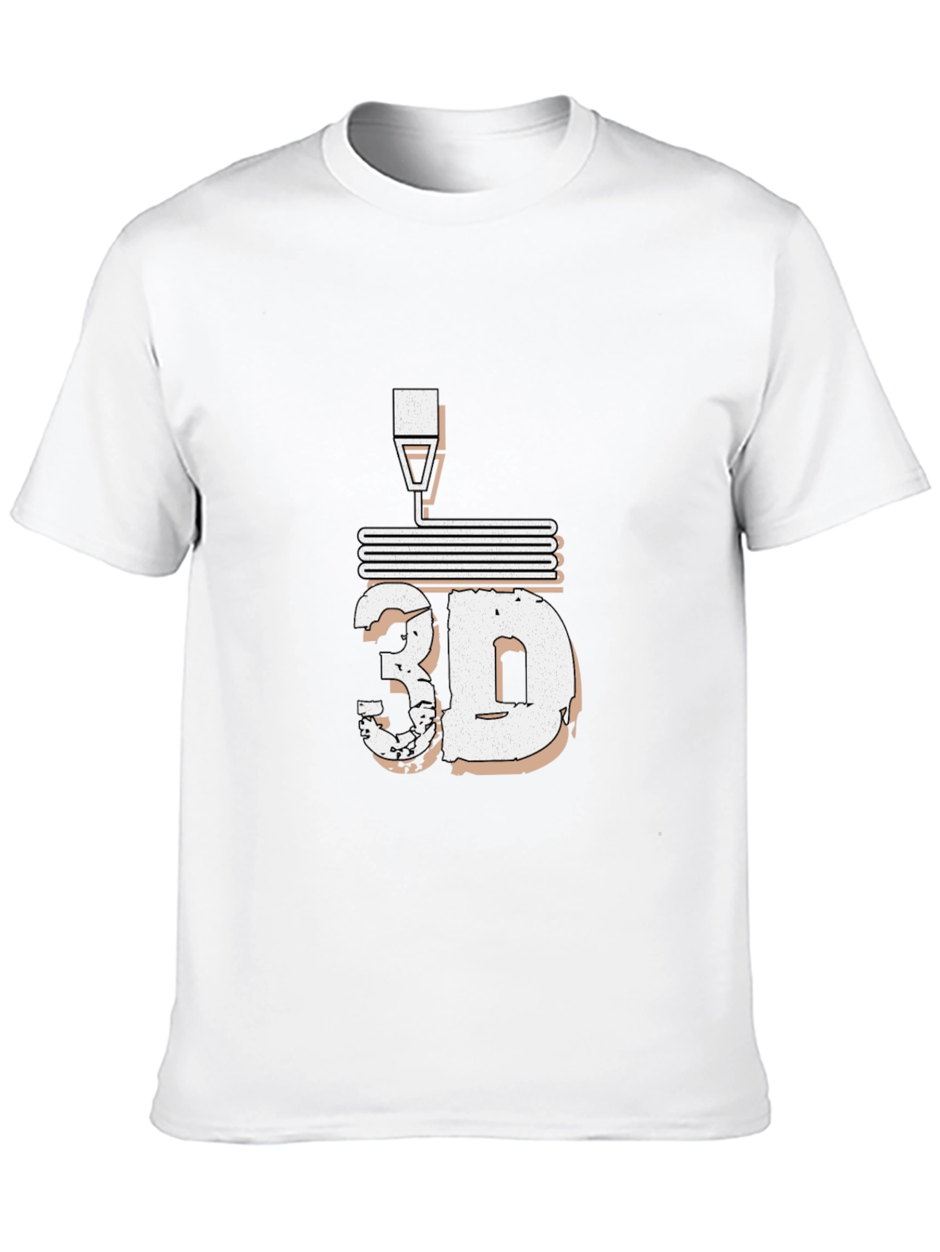 3D Printing Black T-Shirt