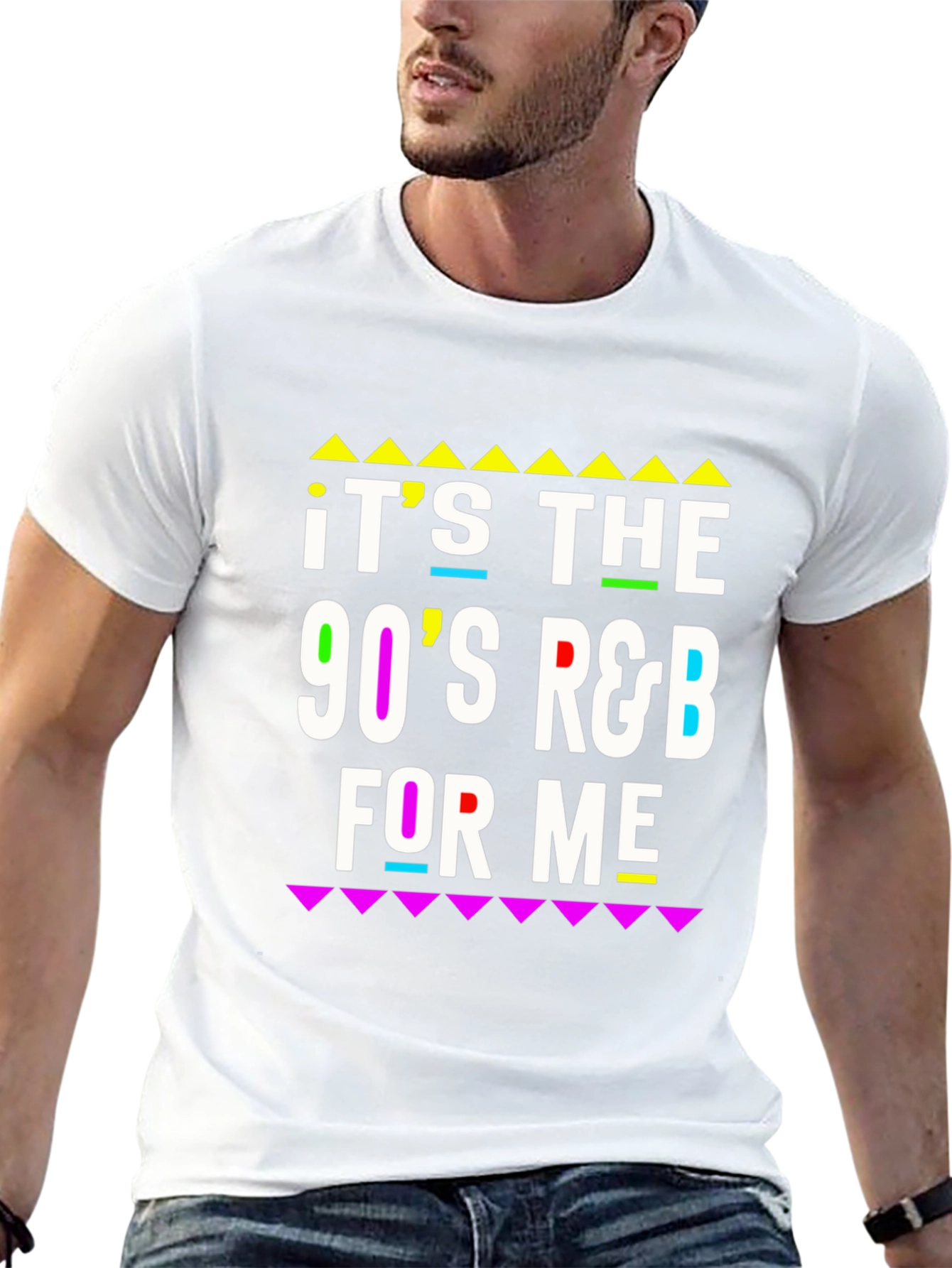 90s R&B T-Shirt Retro Black Tee