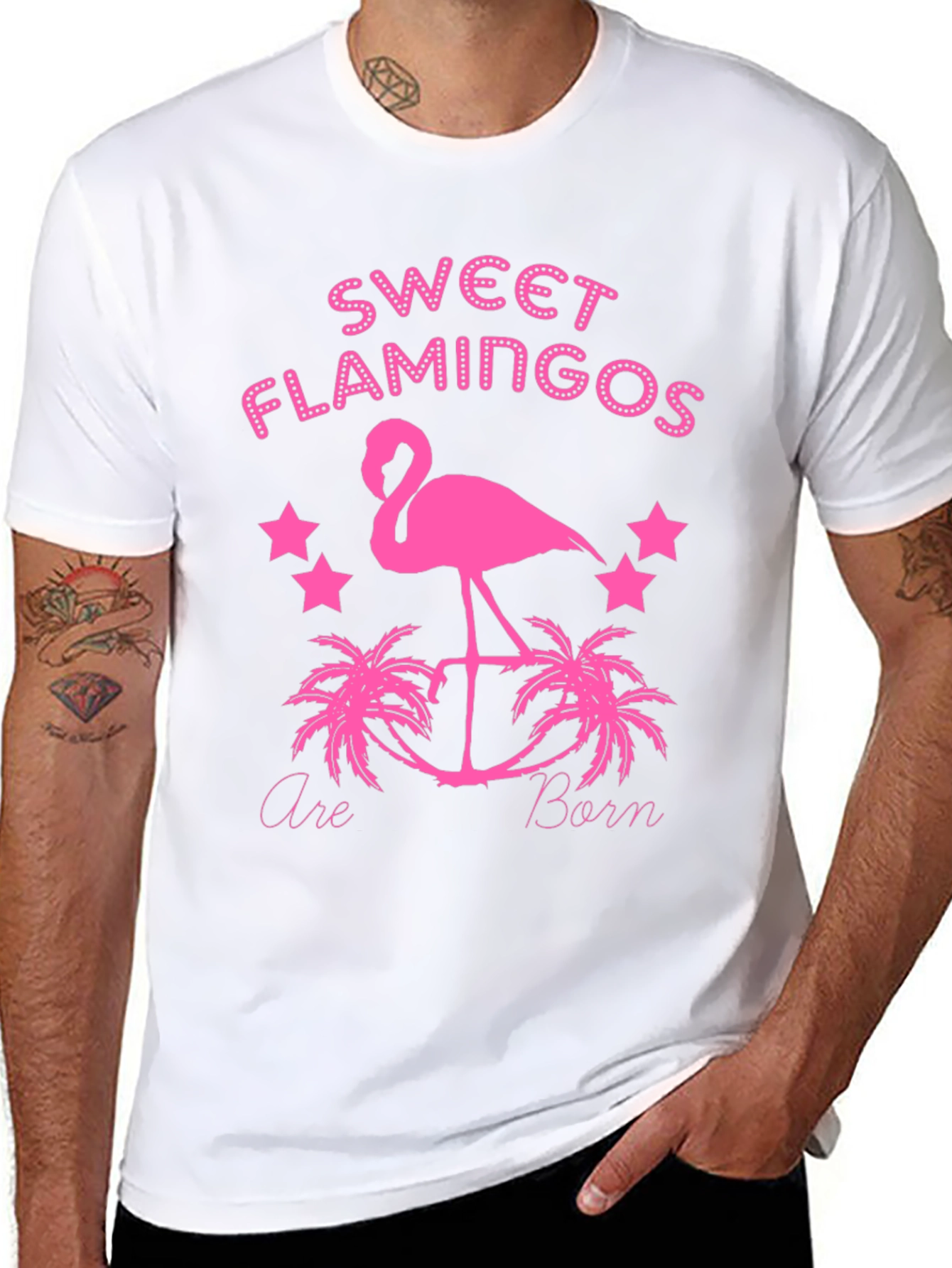 Sweet Flamingos Are Born T-Shirt