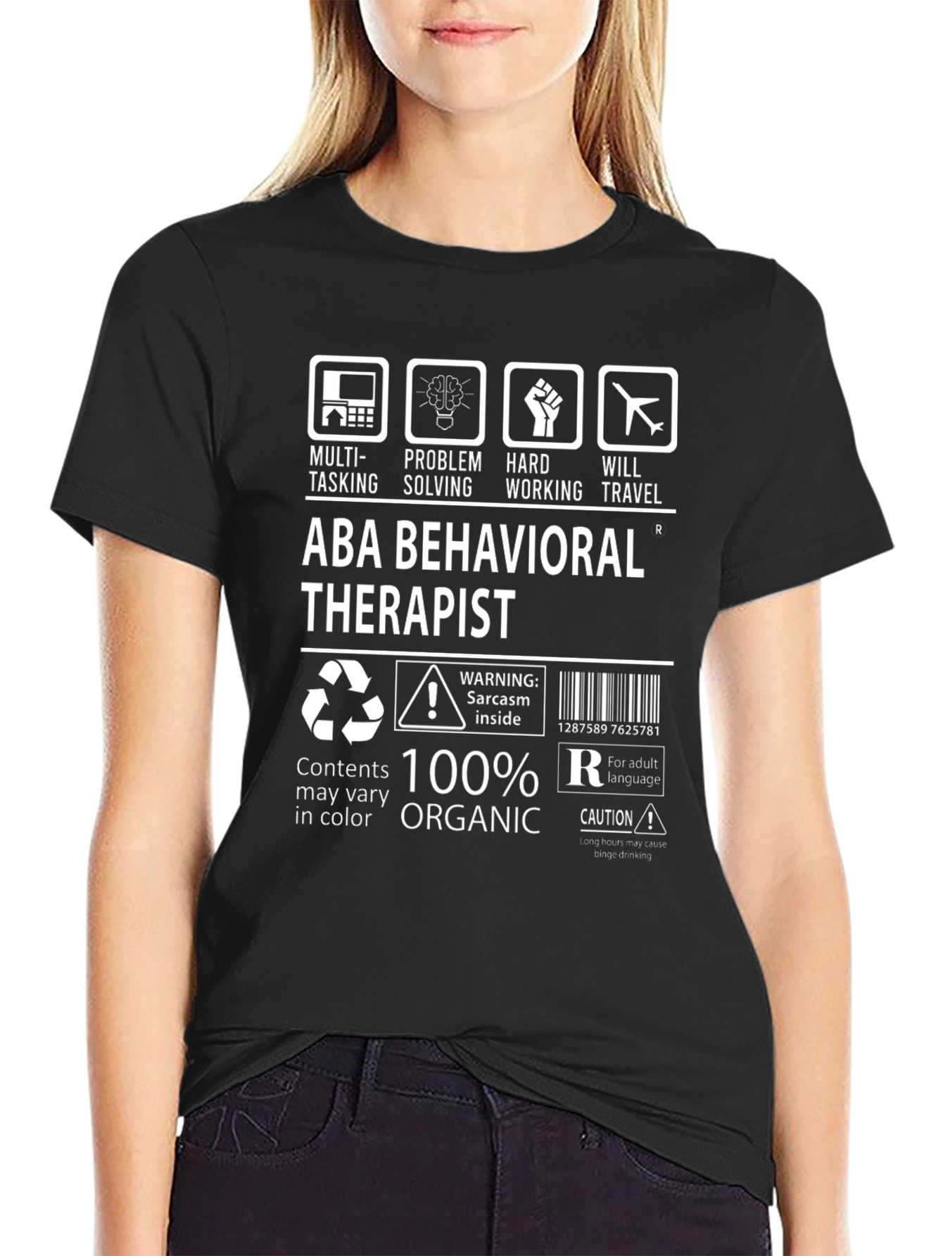 ABA Behavioral Therapist T-Shirt: Multi-Tasking Organic