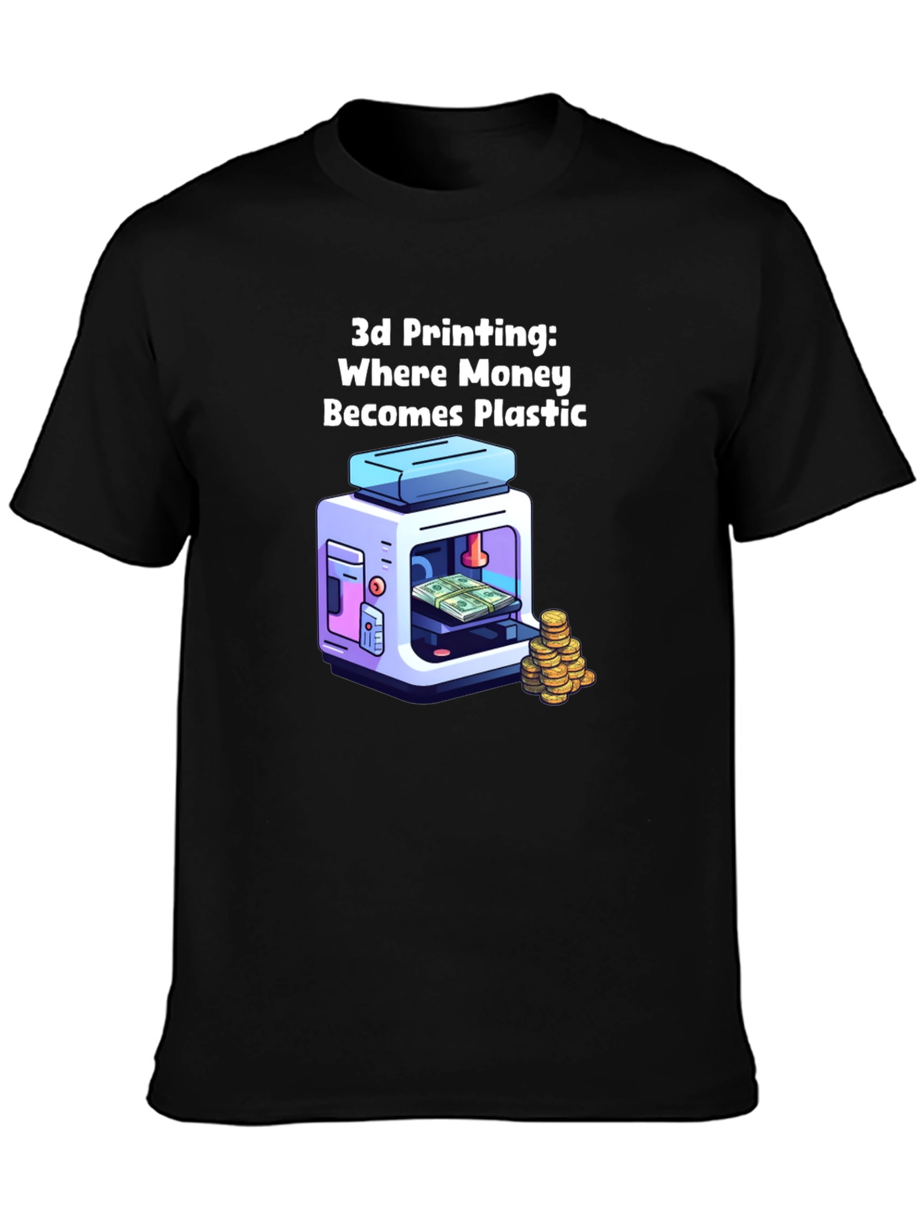 3D Printing Money T-Shirt: Plastic Becomes Money!
