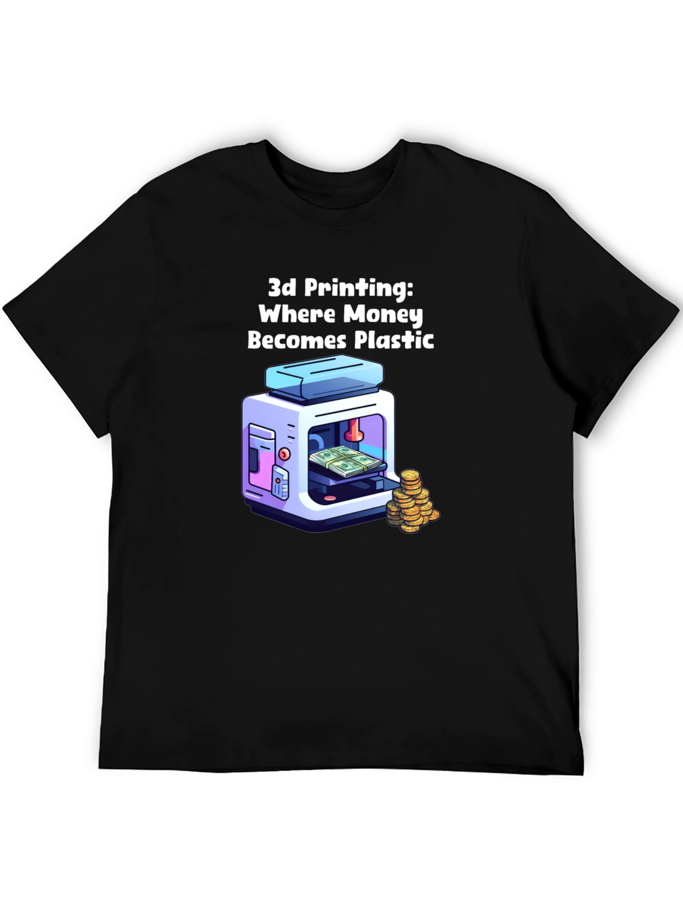 3D Printing Money T-Shirt: Plastic Becomes Money!
