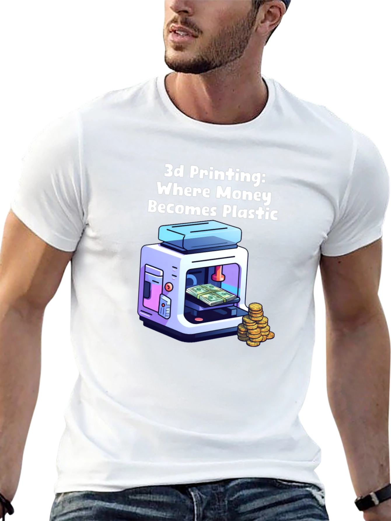 3D Printing Money T-Shirt: Plastic Becomes Money!