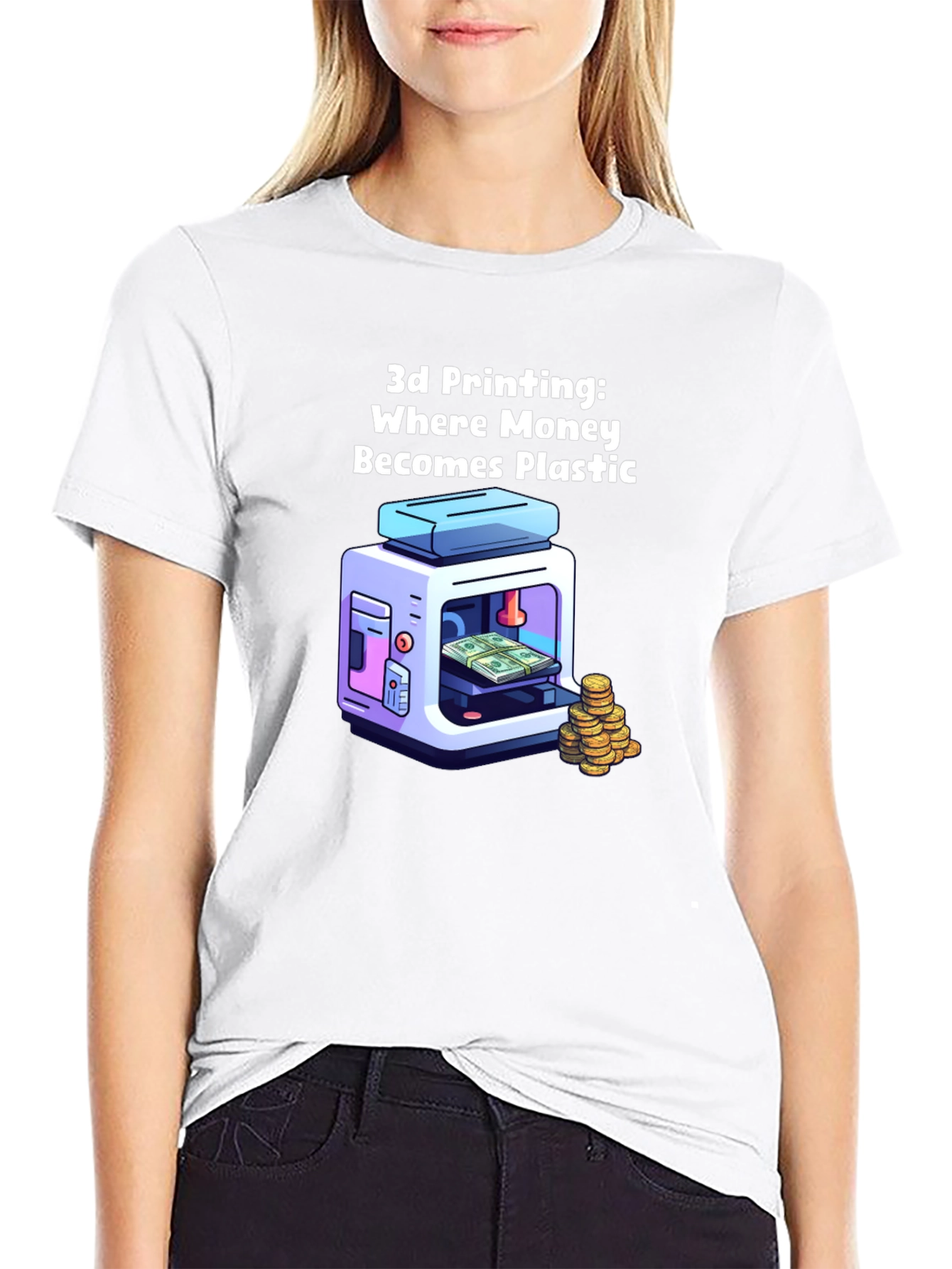 3D Printing Money T-Shirt: Plastic Becomes Money!