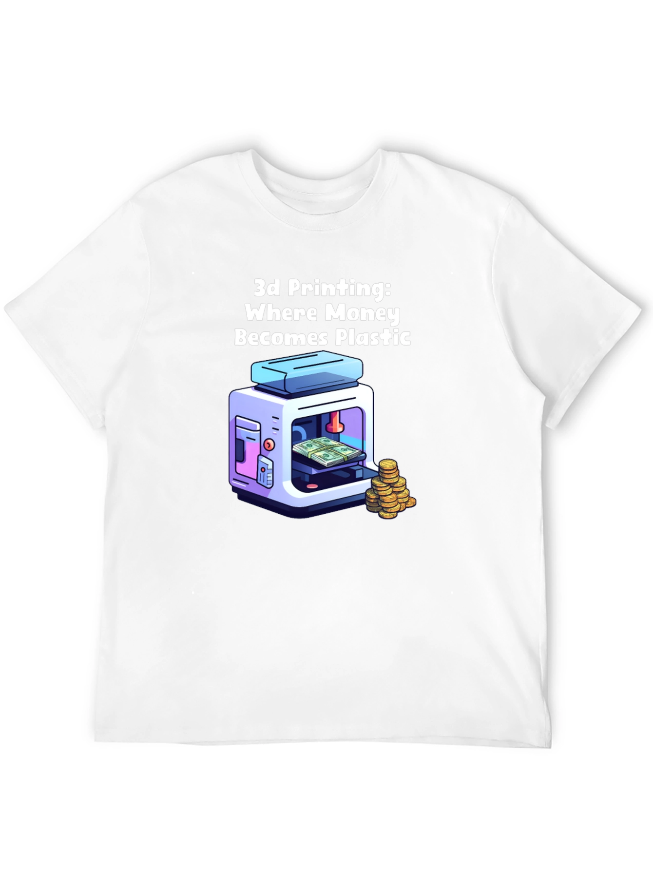 3D Printing Money T-Shirt: Plastic Becomes Money!
